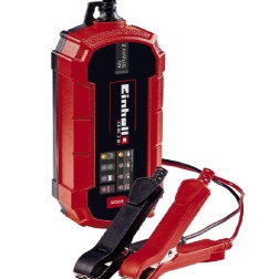 Einhell CE-BC 2 M Caricabatteria auto (220-240 V, di carica 12 V, per batterie 3-60 Ah, corrente carica 2A, mantenitore carica, per batterie gel - AGM - acido, possibile fissaggio a parete)